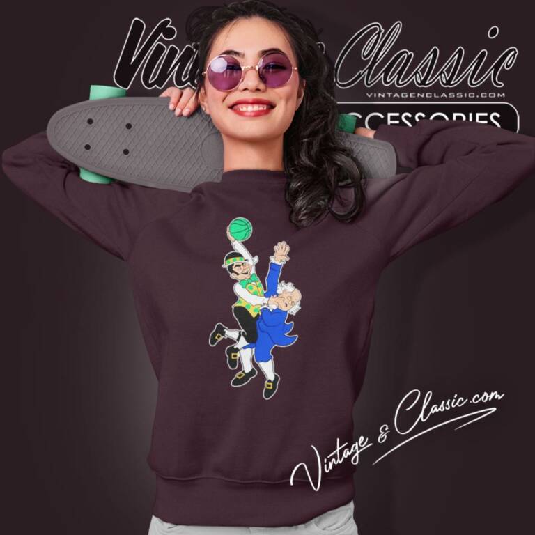 Lucky The Leprechaun Boston Celtics Dunk Sweatshirt Lucky The Leprechaun Boston Celtics Dunk Sweatshirt