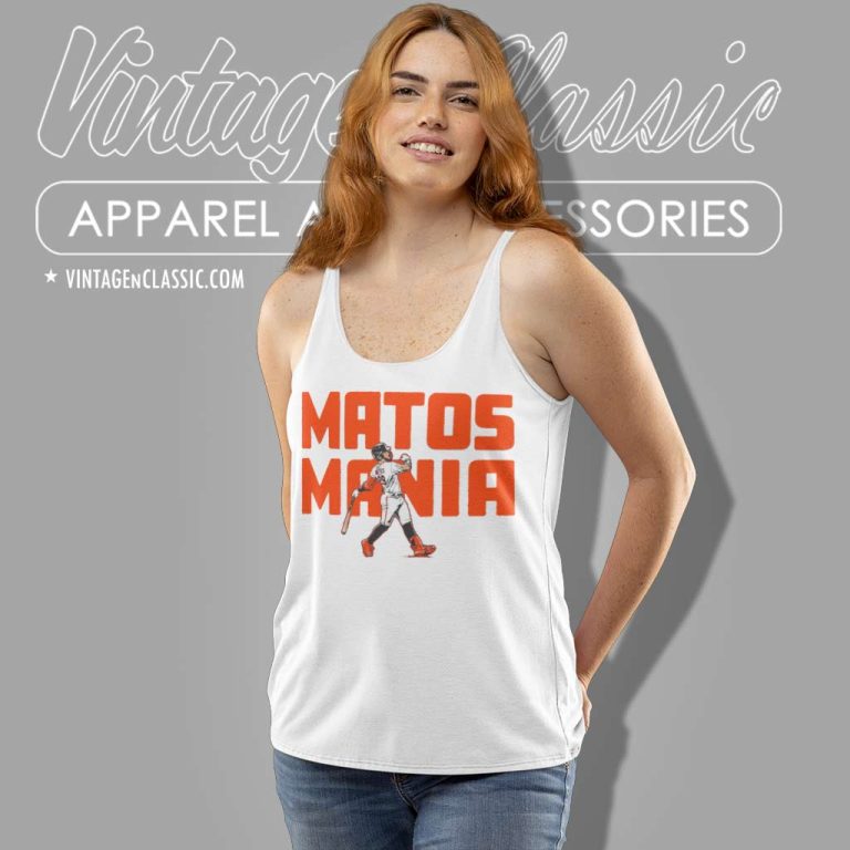 Luis Matos 29 San Francisco Giants Matos Mania Tank Top Racerback Luis Matos 29 San Francisco Giants Matos Mania Tank Top Racerback