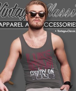 Luke Bryan Country On Tour 2023 Tank Top Racerback