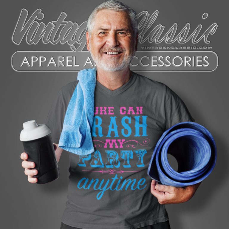 Luke Bryan Luke Can Crash My Party Anytime V Neck TShirt Luke Bryan Luke Can Crash My Party Anytime V Neck TShirt