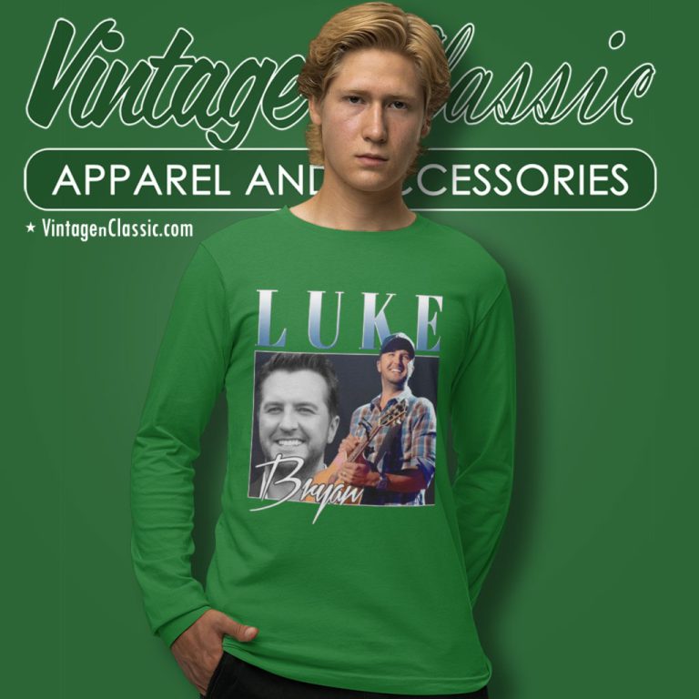 Luke Bryan Retro Style Gifts For Fans Long Sleeve Tee Luke Bryan Retro Style Gifts For Fans Long Sleeve Tee