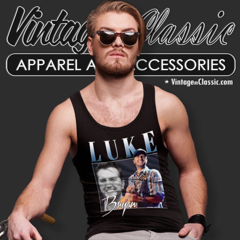 Luke Bryan Retro Style Gifts For Fans Tank Top Racerback Luke Bryan Retro Style Gifts For Fans Tank Top Racerback
