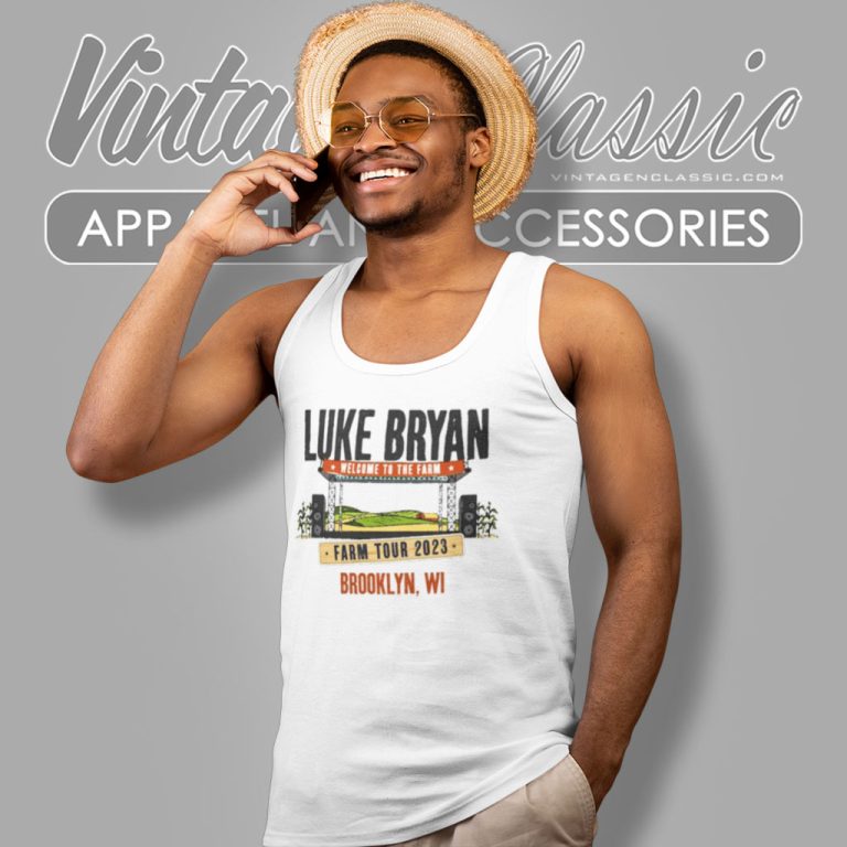 Luke Bryan Shirt Farm Tour 2023 Brooklyn Tank Top Racerback Luke Bryan Shirt Farm Tour 2023 Brooklyn Tank Top Racerback