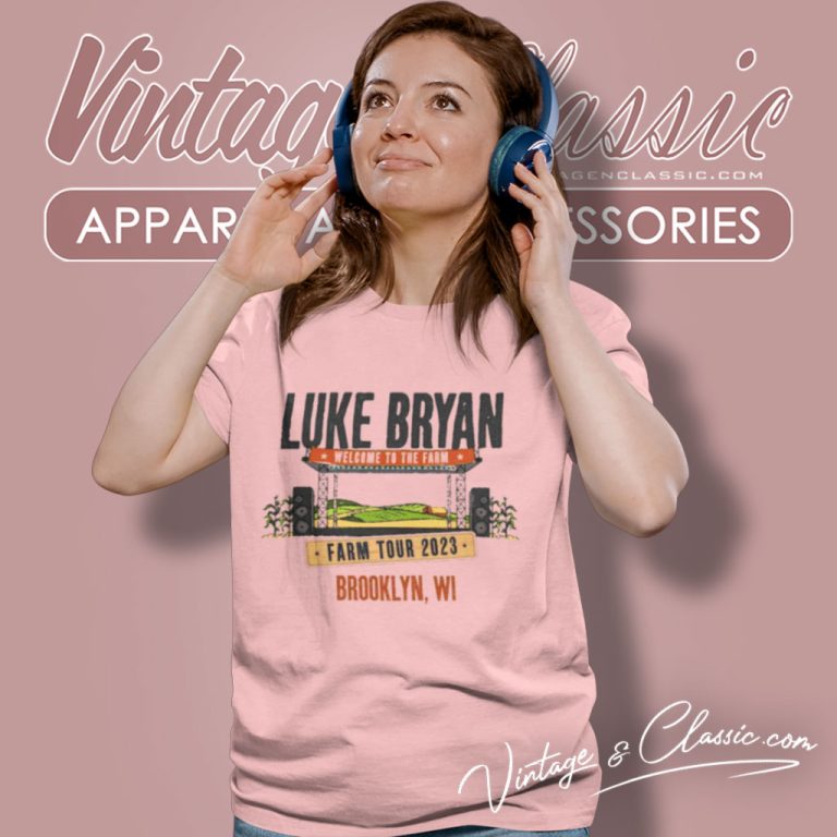 Luke Bryan Shirt Farm Tour 2023 Brooklyn Women T Shirt Luke Bryan Shirt Farm Tour 2023 Brooklyn Women T Shirt