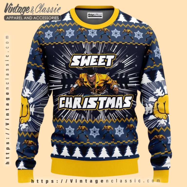 Luke Cage Sweet Christmas Ugly Christmas Sweater Ugly Christmas Sweater Luke Cage Sweet Christmas Ugly Christmas Sweater Ugly Christmas Sweater