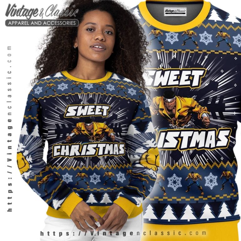 Luke Cage Sweet Christmas Ugly Christmas Sweater Women Ugly Sweater Luke Cage Sweet Christmas Ugly Christmas Sweater Women Ugly Sweater