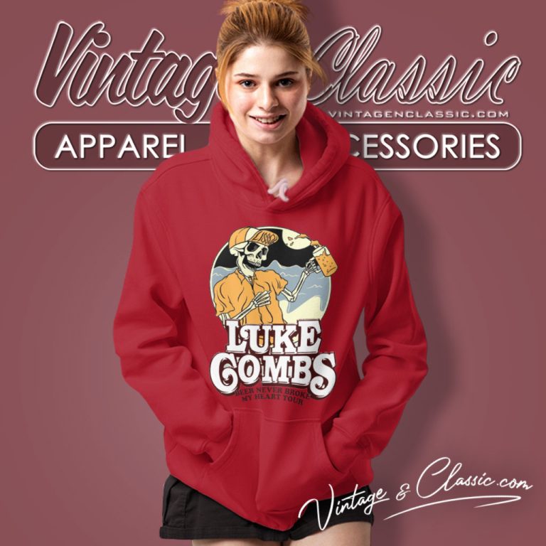 Luke Combs Beer Never Broke My Heart Tour Hoodie Luke Combs Beer Never Broke My Heart Tour Hoodie