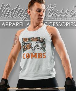 Luke Combs Bullhead Retro Style Tank Top Racerback 1