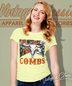 Luke Combs Bullhead Retro Style Women T Shirt 1