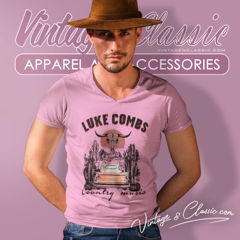 Luke Combs Bullhead Shirt Luke Combs World Tour Merch Cowboy V Neck TShirt Luke Combs Bullhead Shirt Luke Combs World Tour Merch Cowboy V Neck TShirt