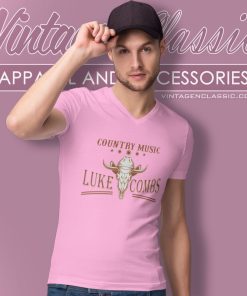 Luke Combs Country Music Combs Cowboy V Neck TShirt