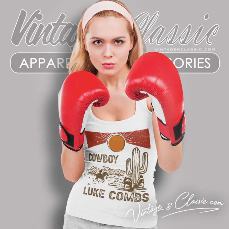 Luke Combs Cowboy Shirt Country Music Combs Tank Top Racerback Luke Combs Cowboy Shirt Country Music Combs Tank Top Racerback