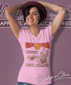 Luke Combs Cowboy Shirt Country Music Combs 5 Luke Combs Cowboy Shirt Country Music Combs V Neck TShirt