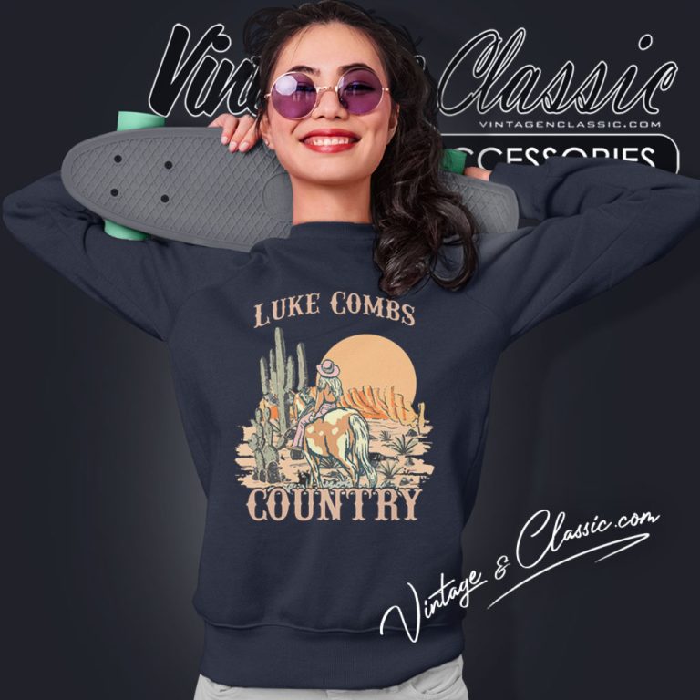 Luke Combs Cowgirl Shirt Vintage Luke Combs Country Sweatshirt Luke Combs Cowgirl Shirt Vintage Luke Combs Country Sweatshirt