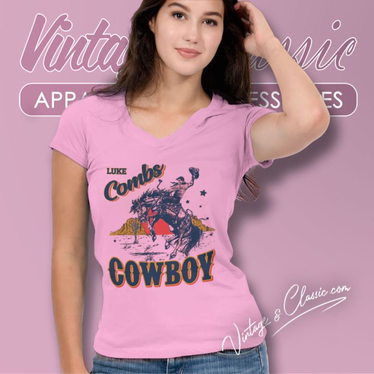 Luke Combs Shirt Cowboy Country Western Luke Combs Bullhead V Neck TShirt Luke Combs Shirt Cowboy Country Western Luke Combs Bullhead V Neck TShirt