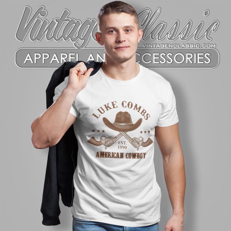 Luke Combs Shirt Est 1990 American Cowboy T Shirt Luke Combs Shirt Est 1990 American Cowboy T Shirt