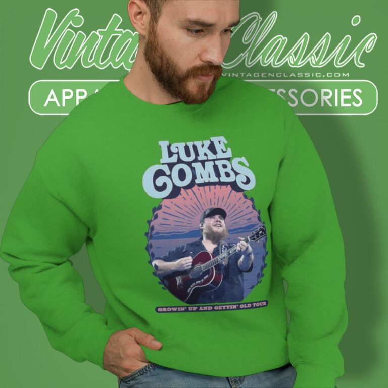 Luke Combs Shirt Growin Up And Gettin Old Tour 2024 Concert Sweatshirt Luke Combs Shirt Growin Up And Gettin Old Tour 2024 Concert Sweatshirt