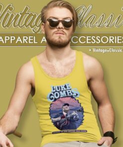 Luke Combs Shirt Growin Up And Gettin Old Tour 2024 Concert Tank Top Racerback