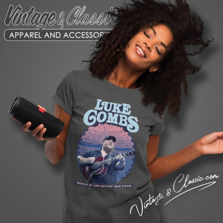 Luke Combs Shirt Growin Up And Gettin Old Tour 2024 Concert Women T Shirt Luke Combs Shirt Growin Up And Gettin Old Tour 2024 Concert Women T Shirt