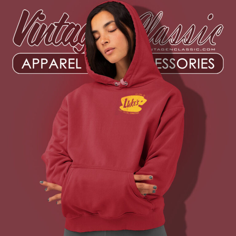 Lukes Diner Stars Hollow Shirt Chest Hoodie Lukes Diner Stars Hollow Shirt Chest Hoodie