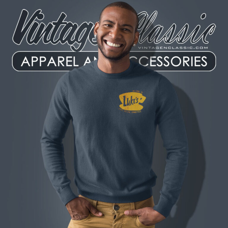 Lukes Diner Stars Hollow Shirt Chest Sweatshirt Lukes Diner Stars Hollow Shirt Chest Sweatshirt