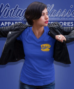 Lukes Diner Stars Hollow Shirt Chest V Neck TShirt