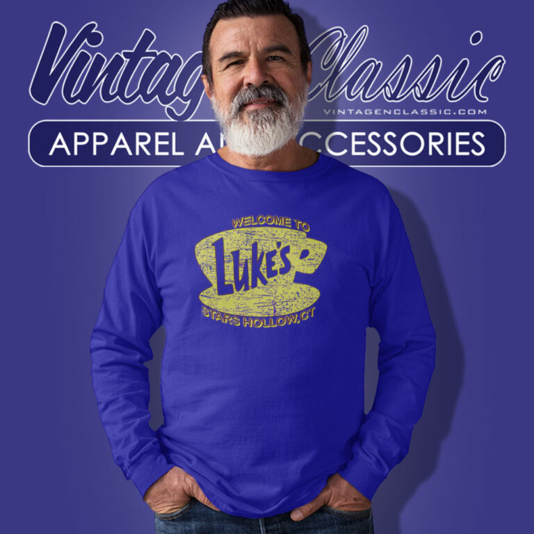Lukes Diner Stars Hollow Shirt Gilmore Girls Long Sleeve Tee Lukes Diner Stars Hollow Shirt Gilmore Girls Long Sleeve Tee