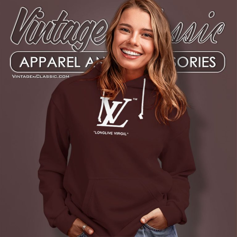 Lv Longlive Virgil Logo Hoodie Lv Longlive Virgil Logo Hoodie