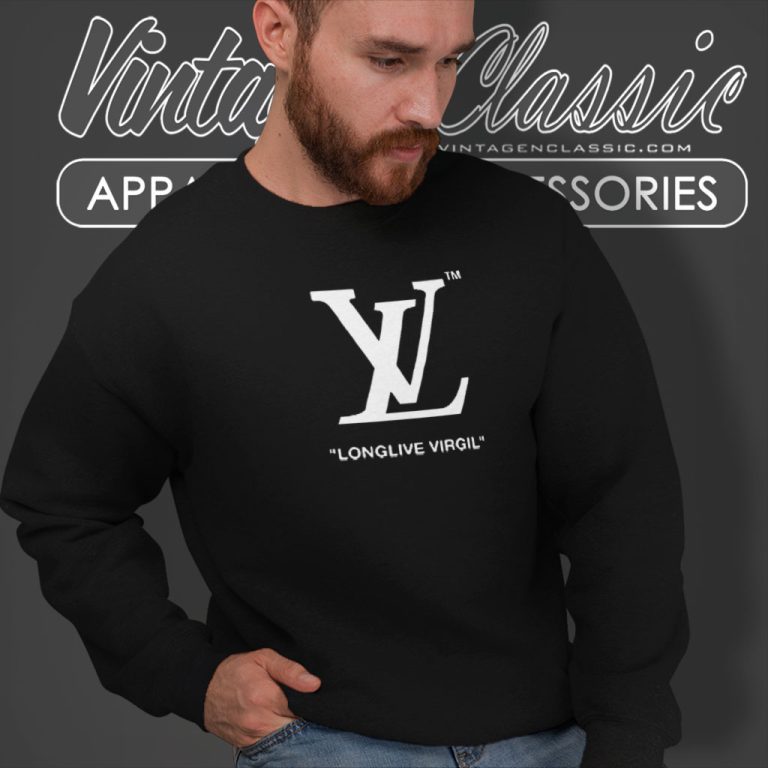 Lv Longlive Virgil Logo Sweatshirt Lv Longlive Virgil Logo Sweatshirt