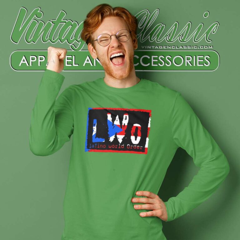Lwo Latino World Order Lwo Puerto Rico Shirt Long Sleeve Tee Lwo Latino World Order Lwo Puerto Rico Shirt Long Sleeve Tee