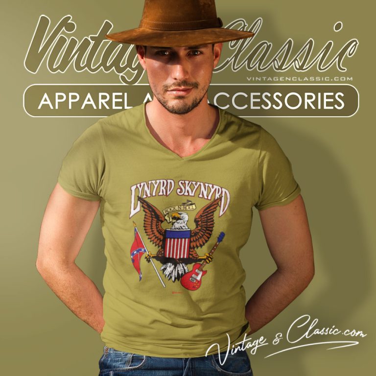 Lynyrd Skynyrd America Eagle V Neck TShirt Lynyrd Skynyrd America Eagle V Neck TShirt