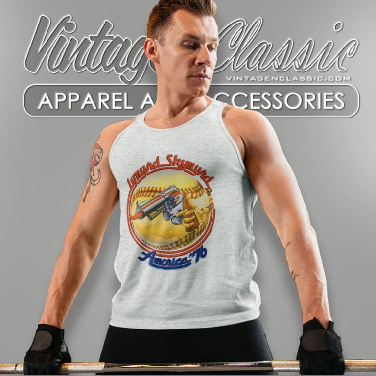 Lynyrd Skynyrd America Tour Tank Top Racerback Lynyrd Skynyrd America Tour Tank Top Racerback