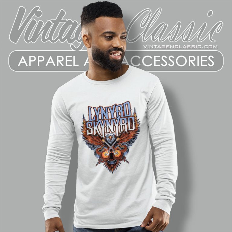 Lynyrd Skynyrd Crossed Guitars Long Sleeve Tee Lynyrd Skynyrd Crossed Guitars Long Sleeve Tee