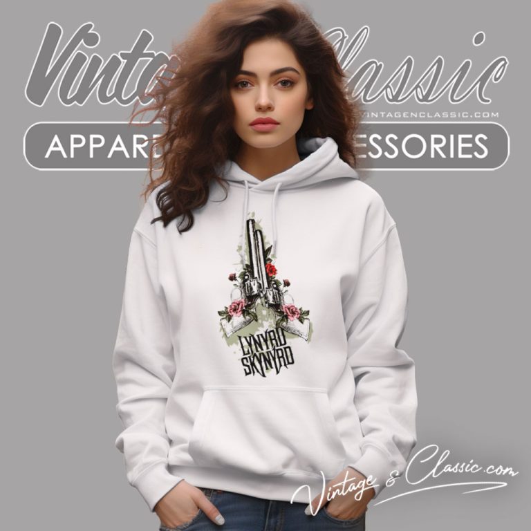 Lynyrd Skynyrd Floral Gun Hoodie Lynyrd Skynyrd Floral Gun Hoodie