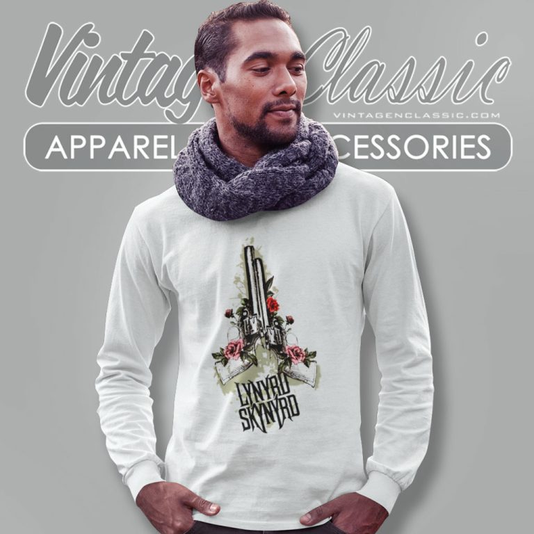 Lynyrd Skynyrd Floral Gun Long Sleeve Tee Lynyrd Skynyrd Floral Gun Long Sleeve Tee