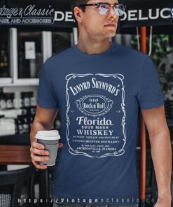Lynyrd Skynyrd Florida Whiskey Navy T Shirt
