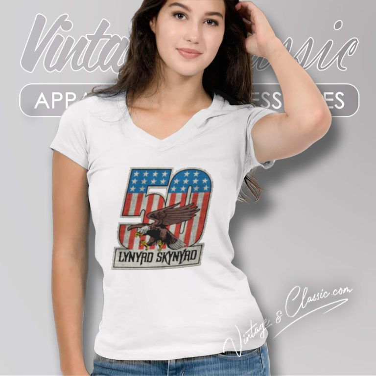 Lynyrd Skynyrd Flying Eagle V Neck TShirt Lynyrd Skynyrd Flying Eagle V Neck TShirt