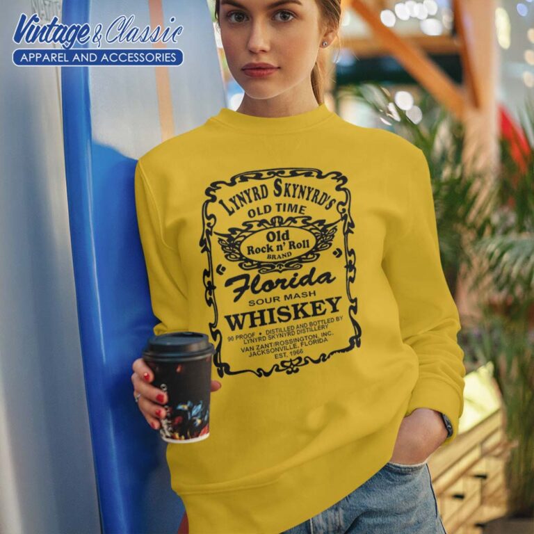 Lynyrd Skynyrd Old Time Whiskey Sweatshirt Lynyrd Skynyrd Old Time Whiskey Sweatshirt