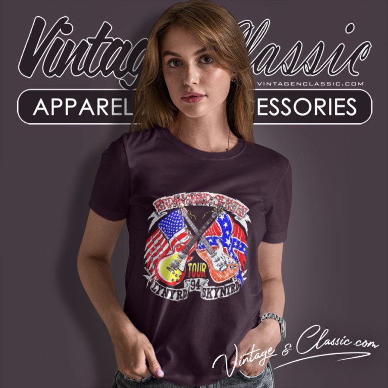 Lynyrd Skynyrd Shirt Endangered Species Tour Women T Shirt Lynyrd Skynyrd Shirt Endangered Species Tour Women T Shirt
