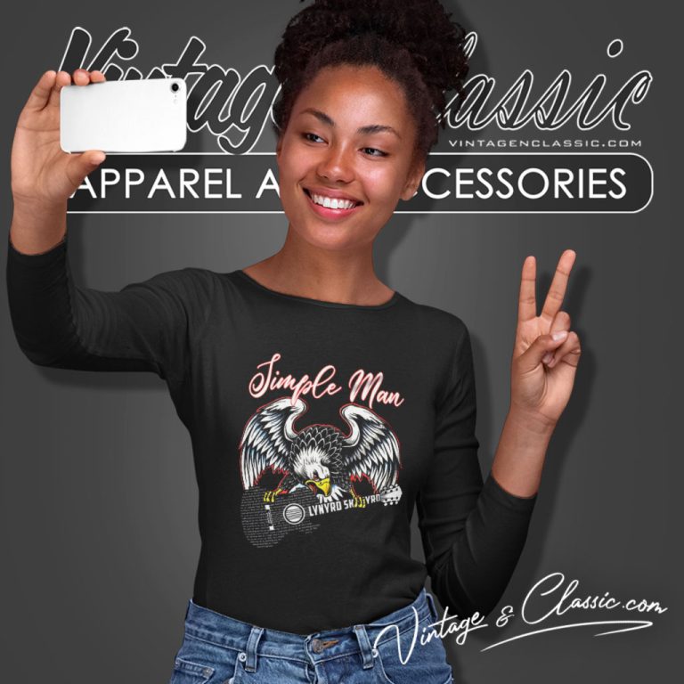 Lynyrd Skynyrd Shirt Simple Man Lyrics Long Sleeve Tee Lynyrd Skynyrd Shirt Simple Man Lyrics Long Sleeve Tee