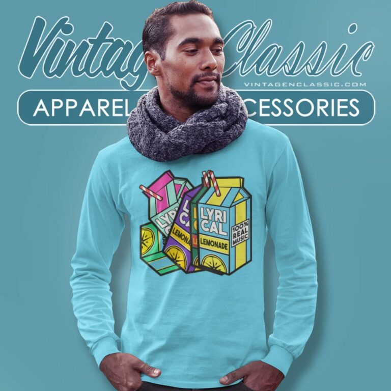 Lyrical Lemonade 100 Real Music Long Sleeve Tee Lyrical Lemonade 100 Real Music Long Sleeve Tee