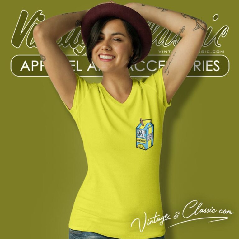 Lyrical Lemonade Big Logo V Neck TShirt Lyrical Lemonade Big Logo V Neck TShirt