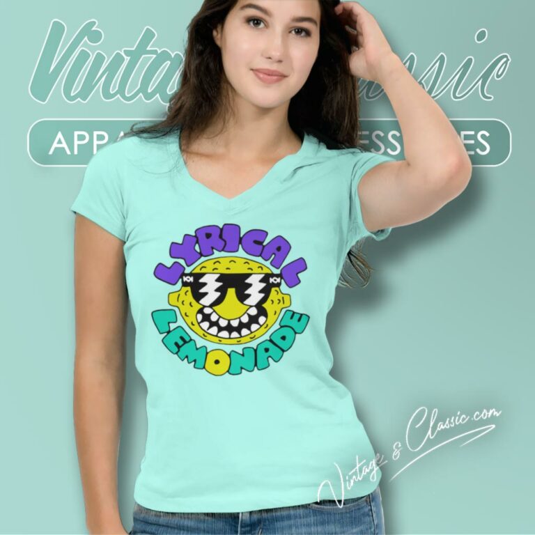 Lyrical Lemonade Its To Sunny V Neck TShirt Lyrical Lemonade Its To Sunny V Neck TShirt