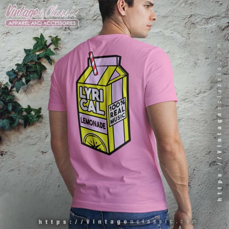 Lyrical Lemonade Pink Logo Tshirt BackSide Lyrical Lemonade Pink Logo Tshirt BackSide