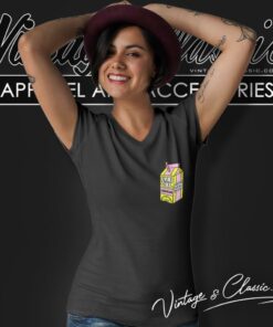 Lyrical Lemonade Pink Logo V Neck TShirt