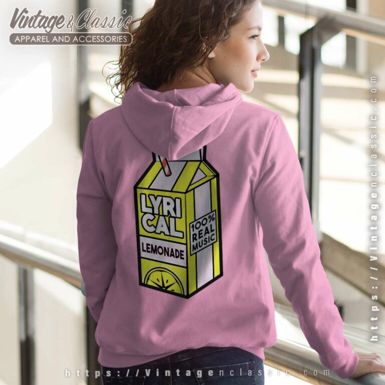 Lyrical Lemonade Pink Logo Women Hoodie Back Side Lyrical Lemonade Pink Logo Women Hoodie Back Side