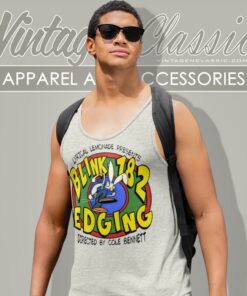 Lyrical Lemonade Presents Shirt Blink 182 Edging Directed By Cole Bennett Tank Top Racerback
