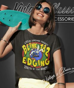 Lyrical Lemonade Presents Shirt Blink 182 Edging Directed By Cole Bennett Women T Shirt