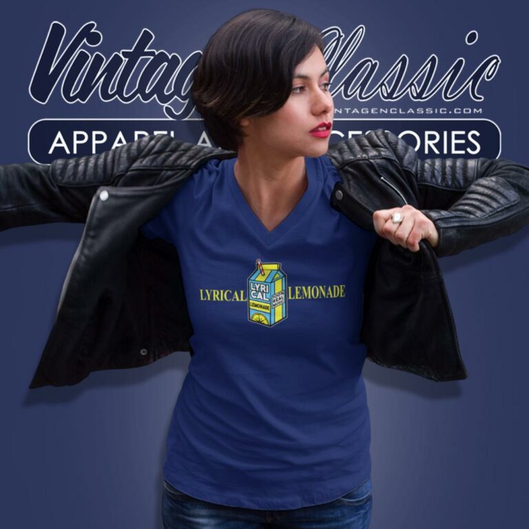 Lyrical Lemonade Shirt 100 Percent Real Music V Neck TShirt 1 Lyrical Lemonade Shirt 100 Percent Real Music V Neck TShirt 1