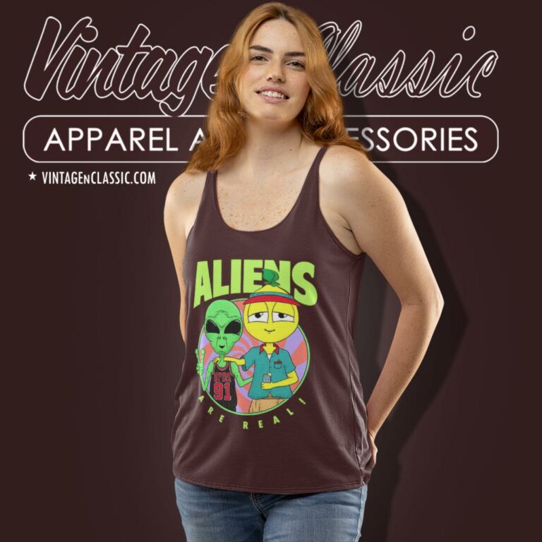 Lyrical Lemonade X Aliens Are Real Tank Top Racerback Lyrical Lemonade X Aliens Are Real Tank Top Racerback